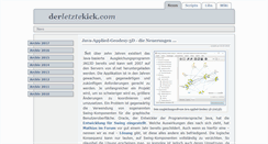 Desktop Screenshot of derletztekick.com